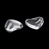 Transparent Glass Heart Cabochons GGLA-R021-16mm-2