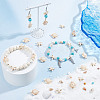 200Pcs Dyed Synthetic Turquoise and Magnesite Beads G-SC0002-41-4