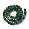 Natural Fuchsite Beads Strands G-D470-12A-1-2