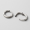 Stainless Steel Huggie Hoop Earrings with 316 Stainless Steeland Pins for Women EJEW-TAC0018-08B-2