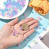 150Pcs 3 Styles Transparent Acrylic Beads MACR-YW0003-96A-4