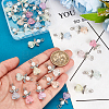 30Pcs Glass Pendant PALLOY-PH01669-3