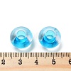 Transparent Acrylic European Beads TACR-P009-C01-10-3