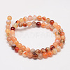 Natural Sardonyx Beads Strands X-G-K155-D-6mm-01-2