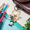 Acrylic & Alloy Enamel Keychain KEYC-TAC00054-7