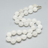 Natural Quartz Crystal Beaded Necklaces NJEW-S405-07-1