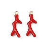 Brass Alloy Pendants KK-R226-15G-03-1