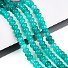 Dyed Natural White Jade Beads Strands G-T139-59A-09-1
