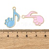 Alloy Enamel Pendants ENAM-B033-01-3