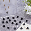 20Pcs Natural Black Onyx(Dyed & Heated) European Beads FIND-ME0003-87C-4
