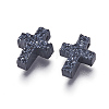 Imitation Druzy Gemstone Resin Beads RESI-L026-F05-1