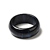 Resin Plain Band Finger Ring for Women RJEW-C034-01G-2