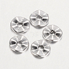 Tibetan Style Wavy Spacer Beads TIBEB-A101871-AS-FF-2