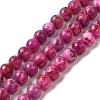 Natural Dyed White Jade Beads Strands G-M402-C03-01-2