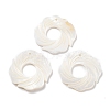 Natural Freshwater Shell Pendants SHEL-D082-03A-1