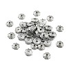 4-Petal Tibetan Style Alloy Flower Bead Caps TIBE-S222-P-NR-3