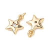 SHEGRACE Brass Clear Cubic Zirconia Pendants XGRQ3K091-526G-2