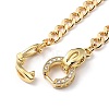 Brass Curb Chain Bracelets BJEW-JB05406-02-5