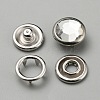 4Pcs Brass & Resin Snap Button BUTT-WH0028-79J-1