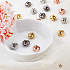 SUPERFINDINGS 16Pcs 4 Colors Brass Beads FIND-FH0004-19-4