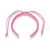 Nylon Cord Braided Bead Bracelets Making BJEW-F360-FRG01-1