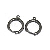 Brass Huggie Hoop Earring Findings LS-PALLOY-F249-19B-1