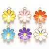 Alloy Enamel Pendants X-ENAM-S121-116-G-2