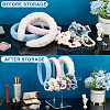 T-shaped Acrylic Headband Organizers ODIS-WH0001-37-5