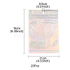 Rectangle Zip Top Plastic Glitter Holographic Bags OPP-YW0001-03C-3