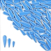 3 Styles Teardrop Shape Porcelain Mosaic Tiles PW-WGBCD43-17-1
