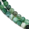 Natural Grade A Striped Agate/Banded Agate Beads Strands G-E478-08-6MM-6