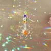 Glass Flower Hanging Ornaments PW-WG84321-02-1