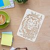 Large Plastic Reusable Drawing Painting Stencils Templates DIY-WH0202-202-3