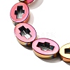 Electroplated Synthetic Non-magnetic Hematite Beads Strands G-L613-Z01-03-3