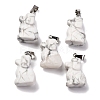 Natural & Synthetic Mixed Gemstone Pendants G-B127-07P-4