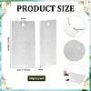 40Pcs Aluminium Big Pendants ALUM-PH0001-14B-2