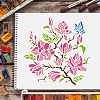Plastic Reusable Drawing Painting Stencils Templates DIY-WH0172-462-6