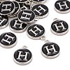 Platinum Plated Alloy Charms ENAM-S118-02H-P-4