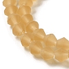 Imitate Austrian Crystal Frosted Glass Beads Strands EGLA-A039-T3mm-MD18-3