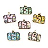 Alloy Enamel Pendants AL-CBA4C3E-01LG-1