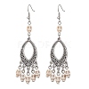 Brass Dangle Earrings EJEW-JE05890-02-S-1