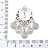 Tibetan Style Alloy Pendants AL-CBAAECB-02AS-D-3