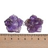Natural Amethyst Carved Pendants G-B097-01A-17-3