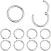 10Pcs 316L Stainless Steel Sleeper Earrings EJEW-BBC0001-56C-1