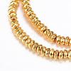 Electroplate Non-magnetic Synthetic Hematite Bead Strands G-Q465-15G-1
