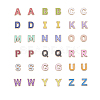 Alloy Enamel Slide Charms ENAM-CJ0001-25-3