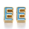 Rack Plating Alloy Enamel Beads ENAM-S122-033E-NR-1