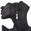 Baking Paint Imitation Jade Glass Dangle Earrings EJEW-JE06619-03-3