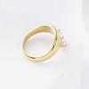 304 Stainless Steel Glass Finger Rings LS-MD8256-2-3