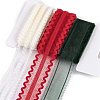 9 Yards 3 Styles Christmas Theme Polyester & Polycotton Ribbons Sets SRIB-A015-01A-02-1